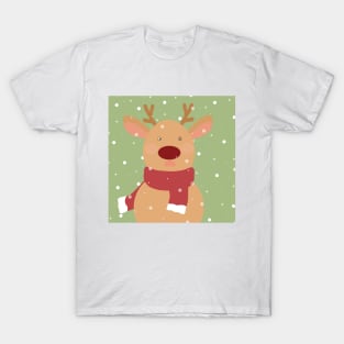 Deer, winter and snow T-Shirt